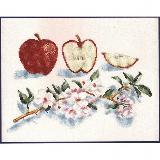 Apple BLlossom [DMC KIT] : 황실유럽자수 둔산점