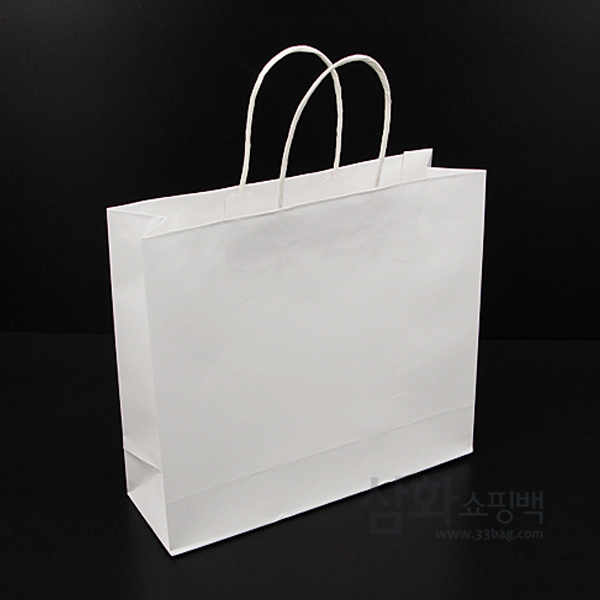 [삼화쇼핑백] 코팅 트위스트 정3호 화이트 320 x 105 x 280 mm : 삼화쇼핑백
