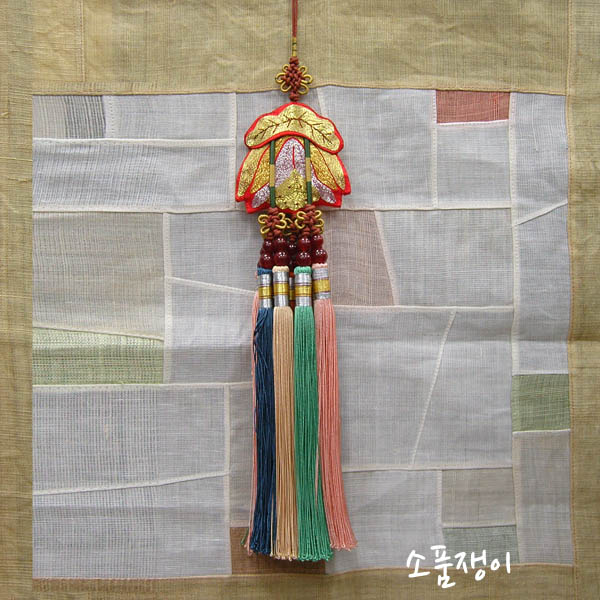 노리개17-연꽃손자수노리개,전통노리개,소품,수예품 : 소품쟁이자수표구