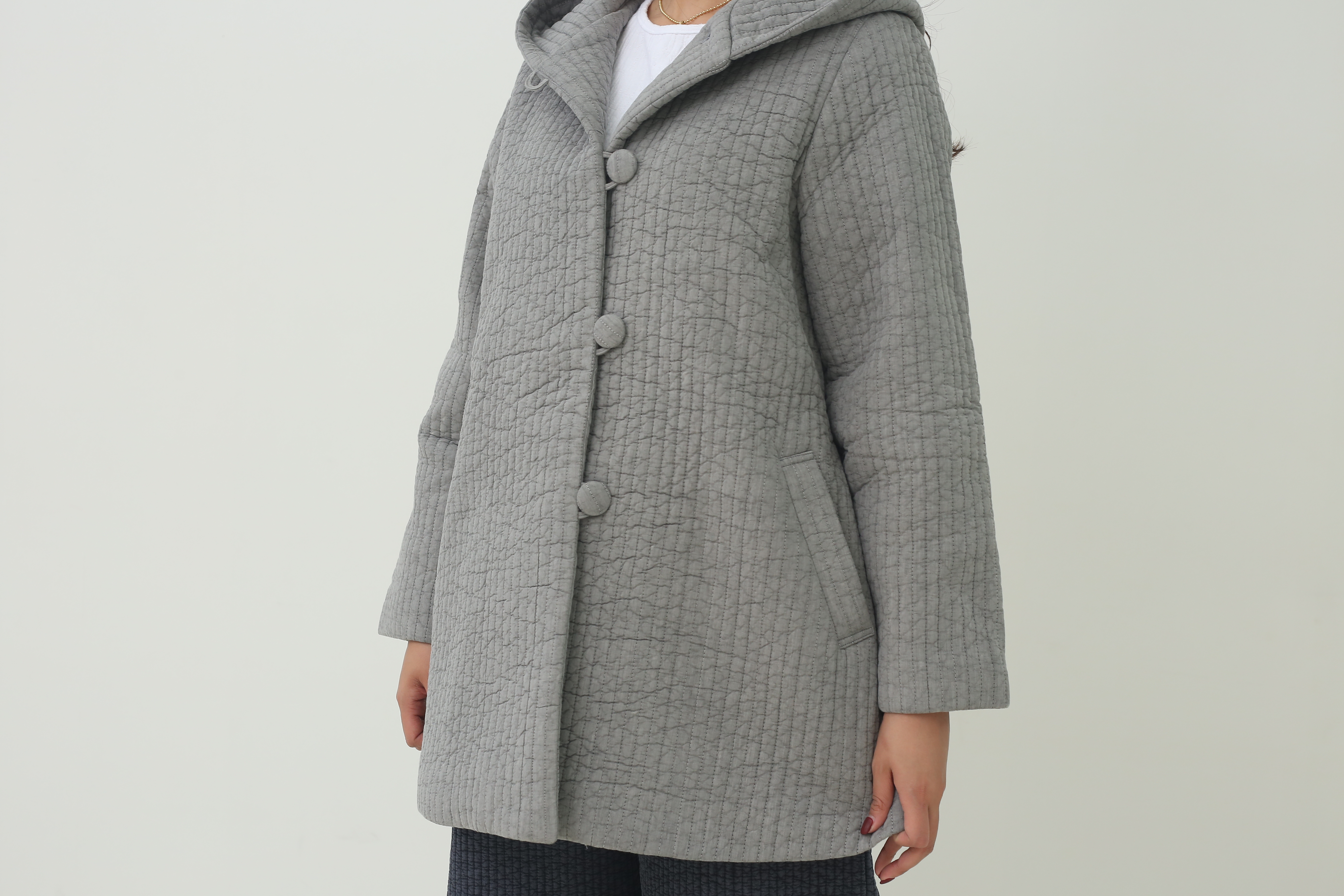 여자생활한복 여성 후드동방 겨울개량한복 스님옷 두루막이 절복 법복동방 계량복 : 고소은 우리옷