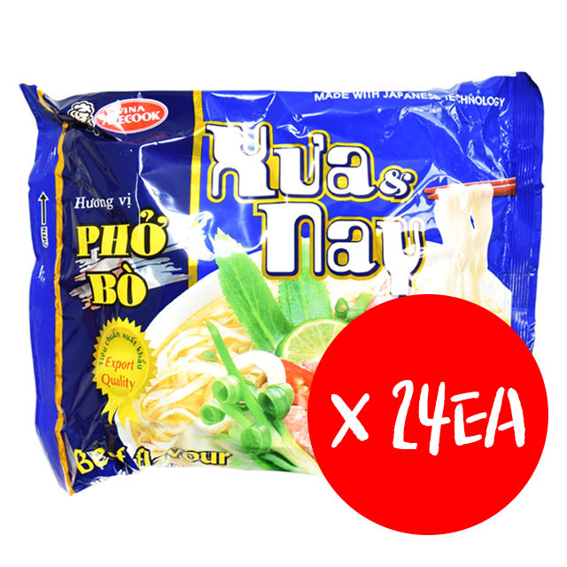 베트남 쌀국수 라면 에이스쿡 포보수아&나이비프플레이버 쌀국수 70gX24개입 1박스 : 아시아마트스토어