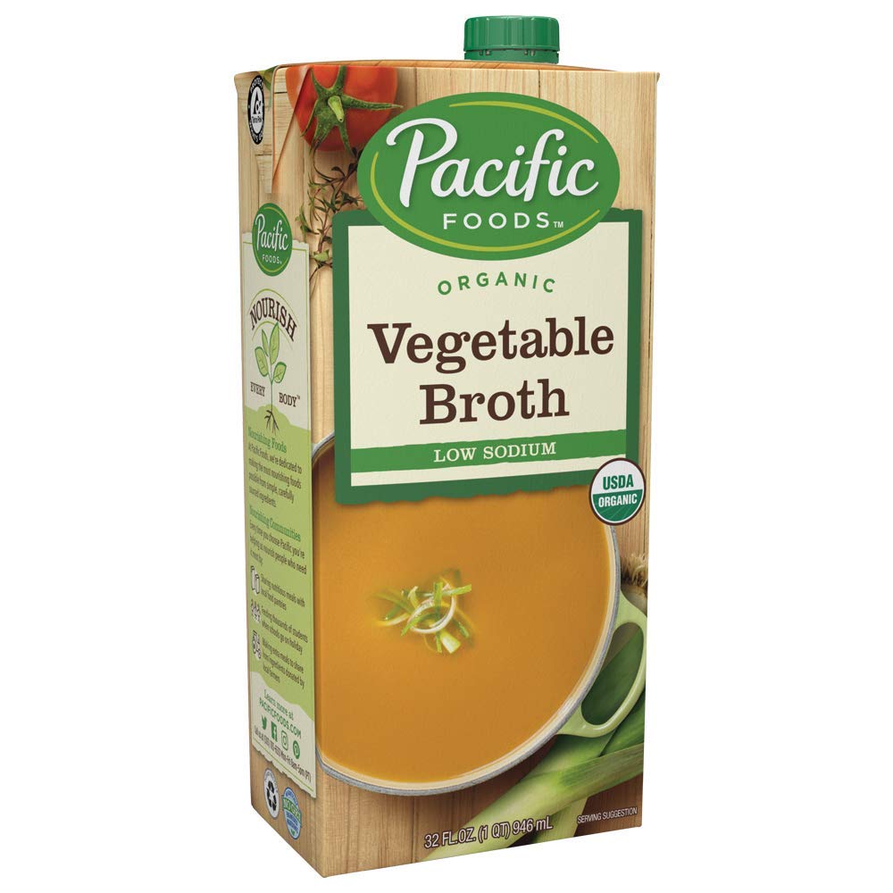 207342 Pacific Foods Organic Vegetable Broth, Low Sodium, 32oz 태평양 식품 유기농 야채 국물, 저 나트륨, 90 : 해외직구 글로마켓 B