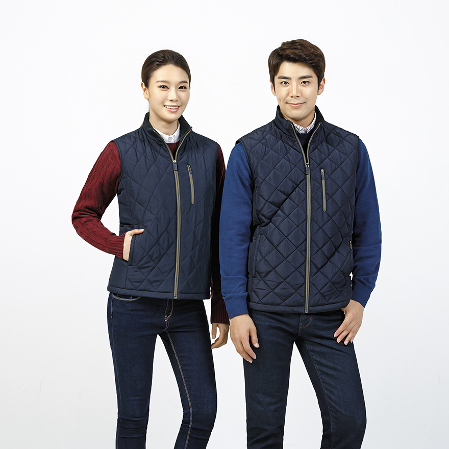 파브(PAVV)조끼 WM-V1502( 동절기 겨울유니폼/근무복/작업복/회사단체복/사무실복/정비복/위생복) : 주식회사 대성