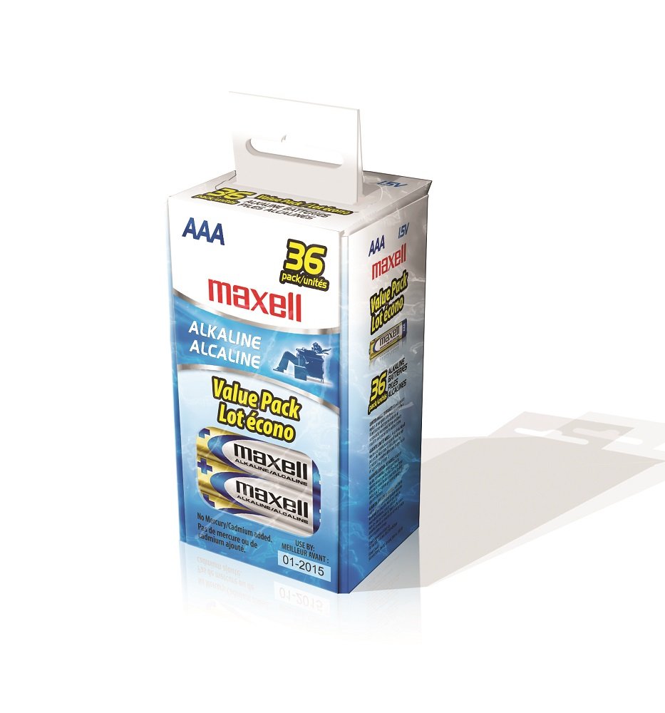 466063 Maxell 723815P Ready-to-go Long Lasting and Reliable Alkaline Battery AAA Cell 36-P : 해외직구 글로마켓 B