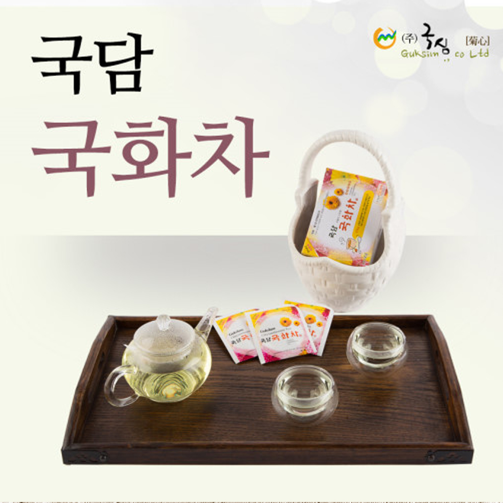 국향이 그윽한 국담 국화차 0.5g x 20티백 (3EA) : 에스플러스마켓