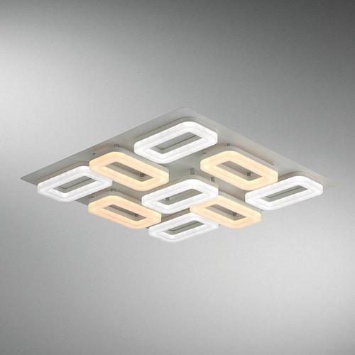 LED 직사각 9등 직부 15W x 9 거실등 방등 KS인증 국산 : 라이팅아트