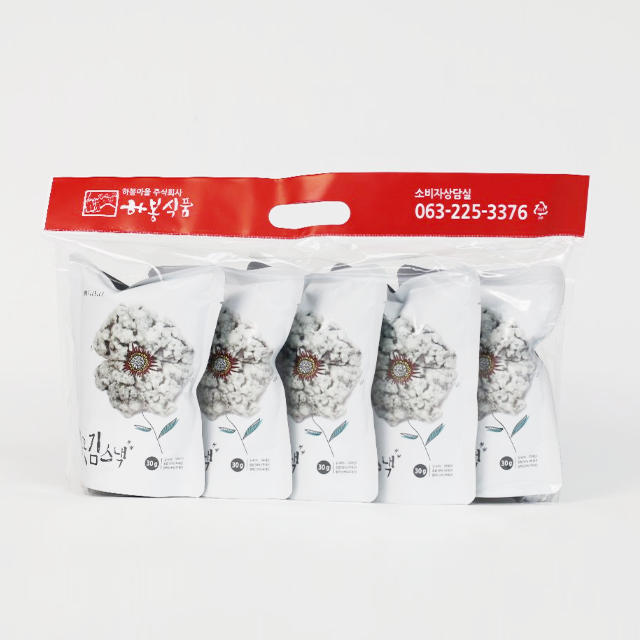 눈꽃김스낵 번들 30g 5팩 김부각 전주 하봉마을 명절 설 추석 연말선물 : 눈꽃 김스낵 김부각 하봉