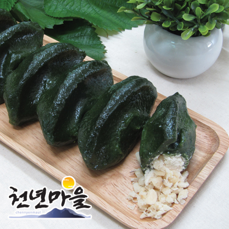 영광군 천년마을 모시송편 모시떡 영광모싯잎송편 모듬선물용세트 小(52개) : 천년마을 영광모시송편