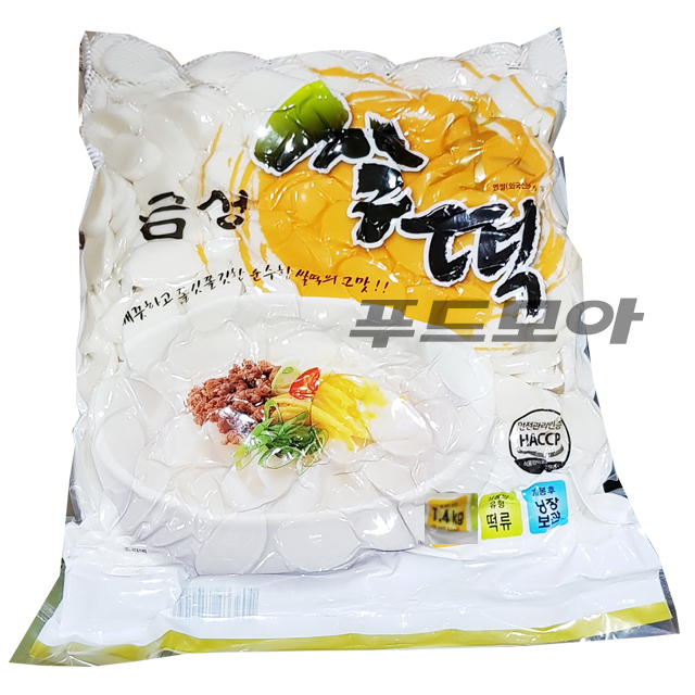 금성 쌀떡 1.4kg / 떡국떡 유림식품 : 푸드모아