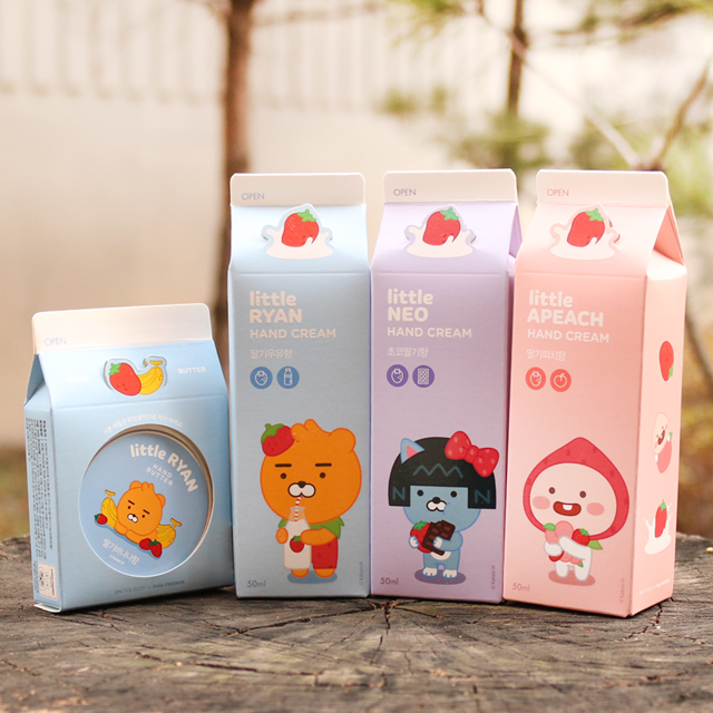 카카오프렌즈 온더바디 핸드크림 50ml 4종 중 선택(라이언/어피치/네오) : skinlove