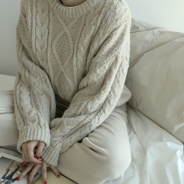[탑스토리]꽈배기 알파카 니트 (3color) : 탑스토리 TOPSTORY