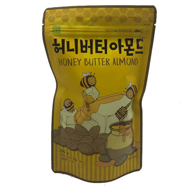 나라통상 허니버터 아몬드 200g 허니버터/꿀벌/견과류 : 쿠키트립