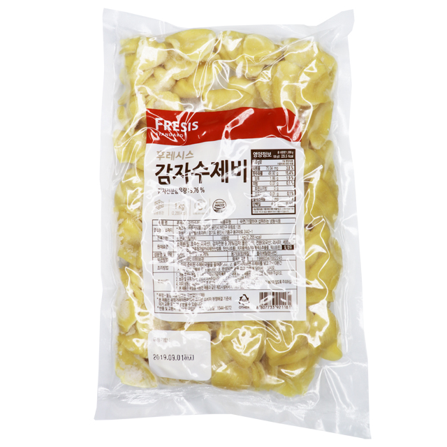 감자수제비 1kg 냉동 수제비 : 고삐