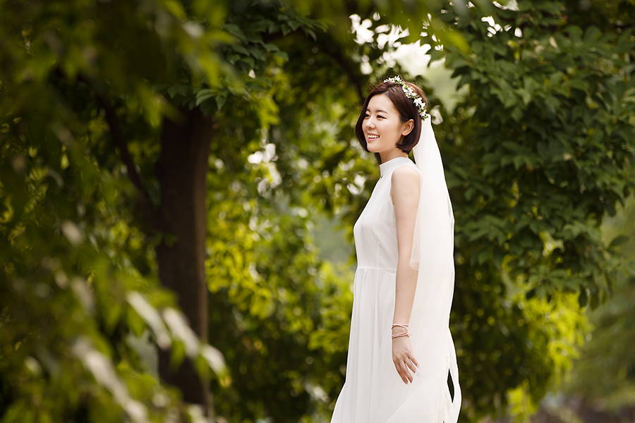 다온 셀프드레스 브라이덜샤워 신행 웨딩촬영드레스 홀터네크라인 허니문 : 디어크리스탈