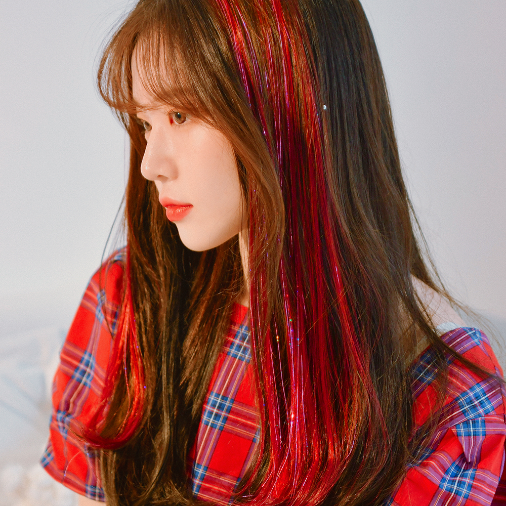 가발나라 여성 붙임머리 트윙클 1피스 Hair tinsel 셀프붙임머리 똑딱이피스 : 가발나라
