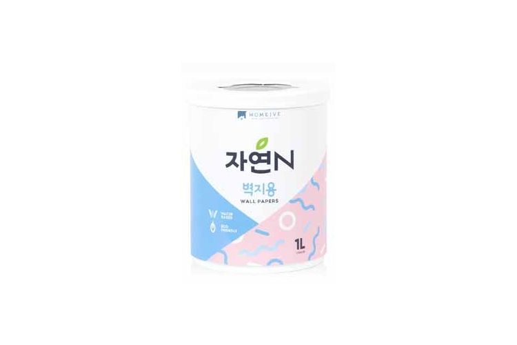 조광페인트 홈아이브 자연N 벽지용 1L 친환경 수성 프리미엄 벽지전용 페인트 12가지 색상 : 숲으로PNC