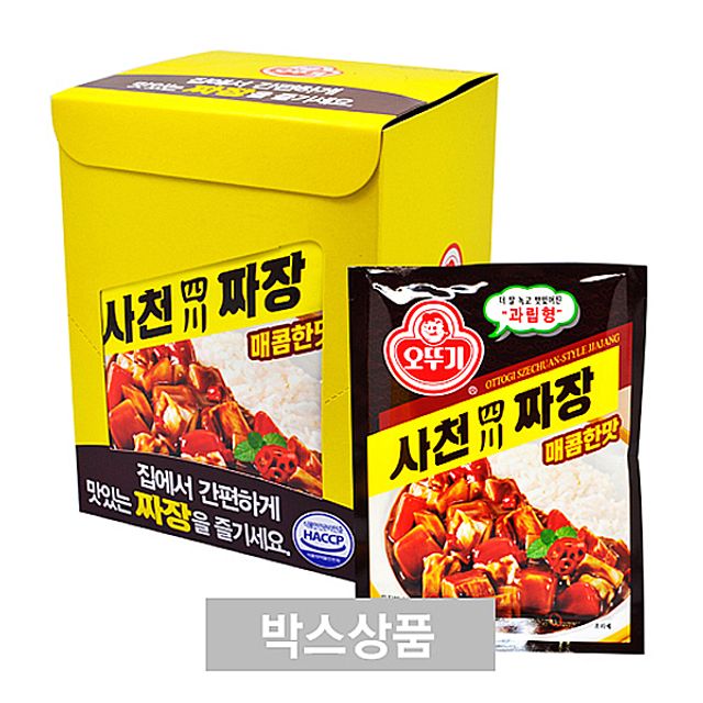 과립형 사천짜장 매콤한맛100g4인분x10봉X4EA 오뚜기 : OK1컴퍼니
