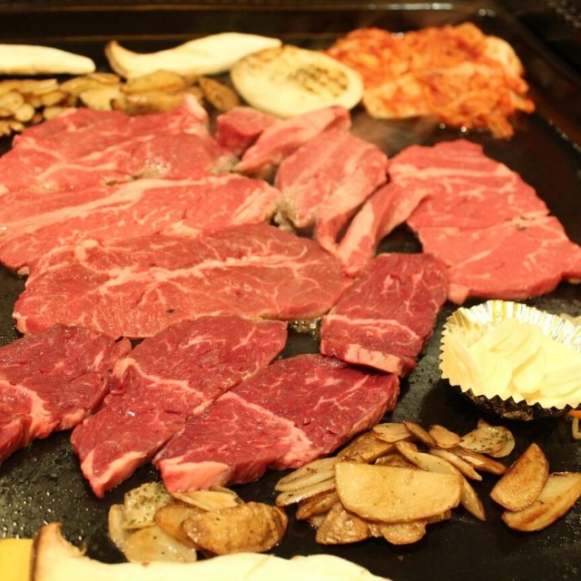 오큐매직 고기 돌판 구이 돌불판 고기판 500x600 도자기 자연석 : 오큐매직-돌솥밥기계
