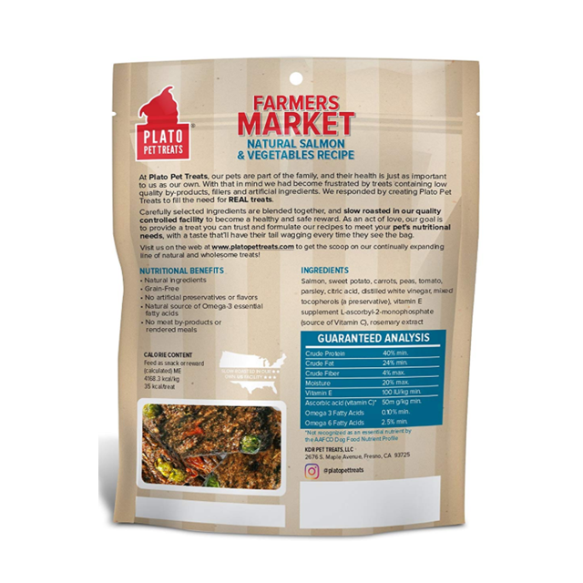 플라토 파머스마켓 연어 & 야채 400g : 헬로우 뉴욕 도기