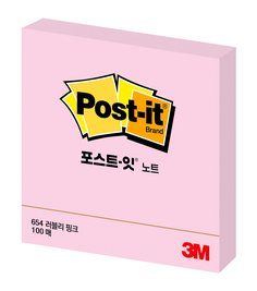 3M 포스트잇 654/가로76/세로76 정사각 100매 : 서울대문구