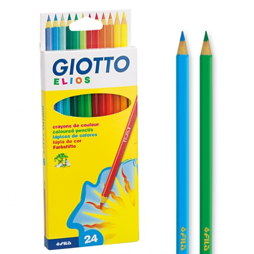 지오토 엘리오스색연필 12색 giotto elios : 덕인색채