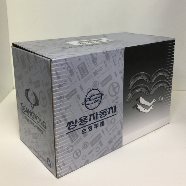 쌍용자동차 순정부품 드럼타입 리어 브레이크슈 4833005000 : 에쓰오토