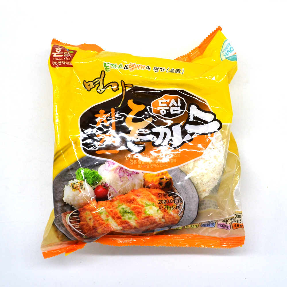 한맥 명가치즈등심돈까스 1kg(낱개200gx5개) : 알래스카푸드