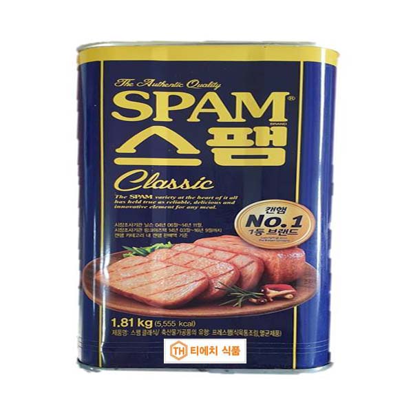 CJ제일제당 백설 스팸 1.81kg / 스팸클래식스팸,런천미트,우리팜 : 티에치식품