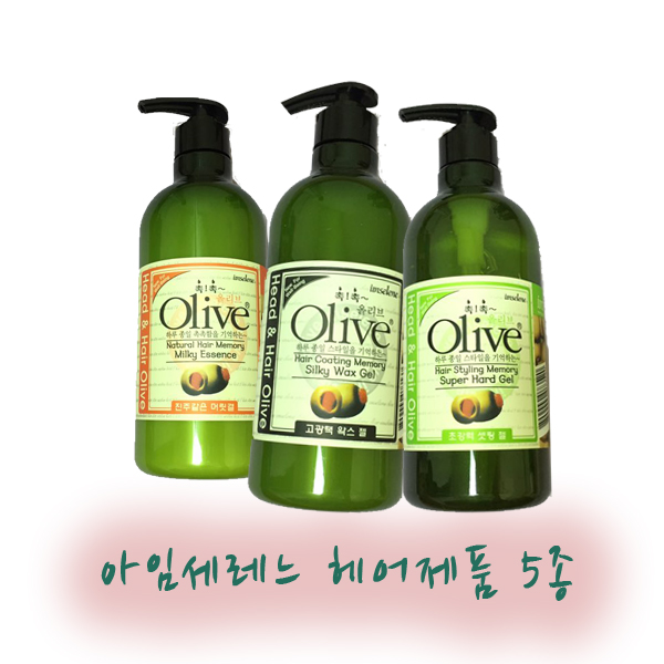 아임세레느 올리브헤어 제품 5종/ 샴푸/헤어젤/에센스 : 파티화장품