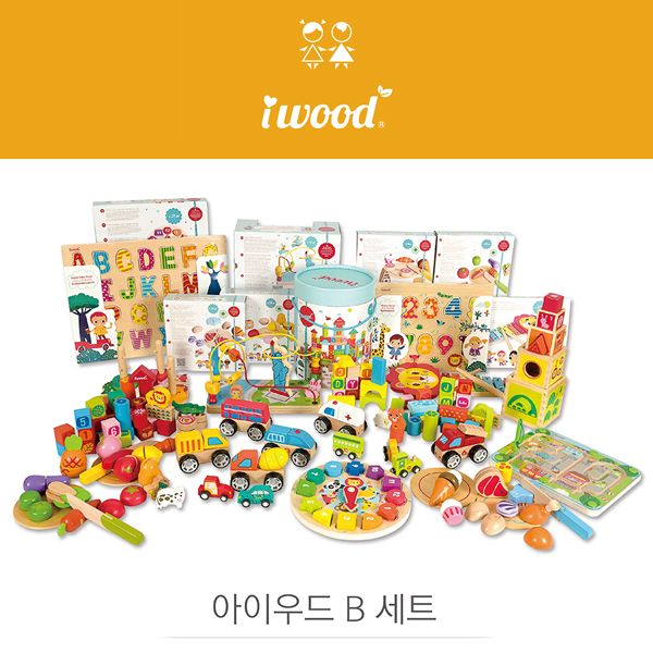 [국민서관] iwood 프리미엄 유아발달 교구세트(19종) : 토피카