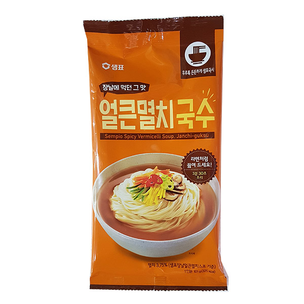 장날 얼큰멸치국수101g/장날/멸치국수/봉지국수/간편조리 : 뒤뒤비비