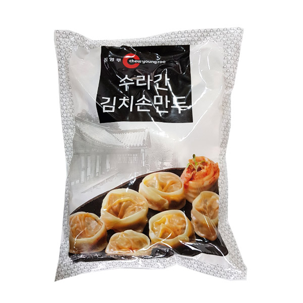 취영루 수라간김치손만두1.4kg/김치만두/왕만두/손만두/냉동만두/취영루김치만두 : 뒤뒤비비