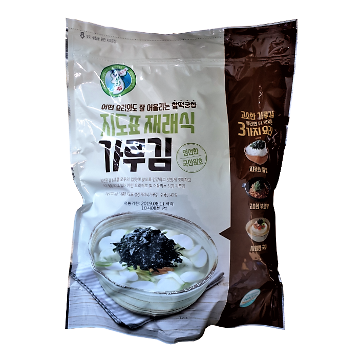 (박스) 지도표 성경 재래식 가루김 1kg x 4개 : SB푸드