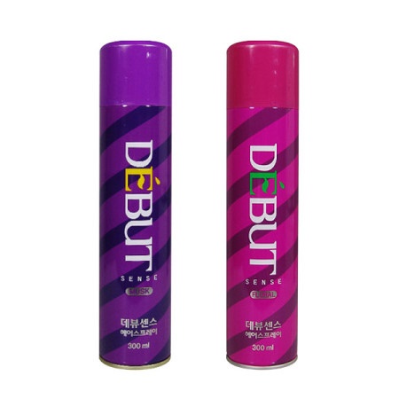 데뷰 센스 헤어스프레이 300ml 무스크 후로랄 : 동그라미팜