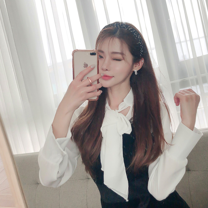 숙녀처럼 도트패브릭헤어밴드 : 수앤수악세사리