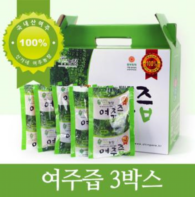 신가네여주농장 여주즙 [(100ml X 50포)x3박스] : 강원더몰