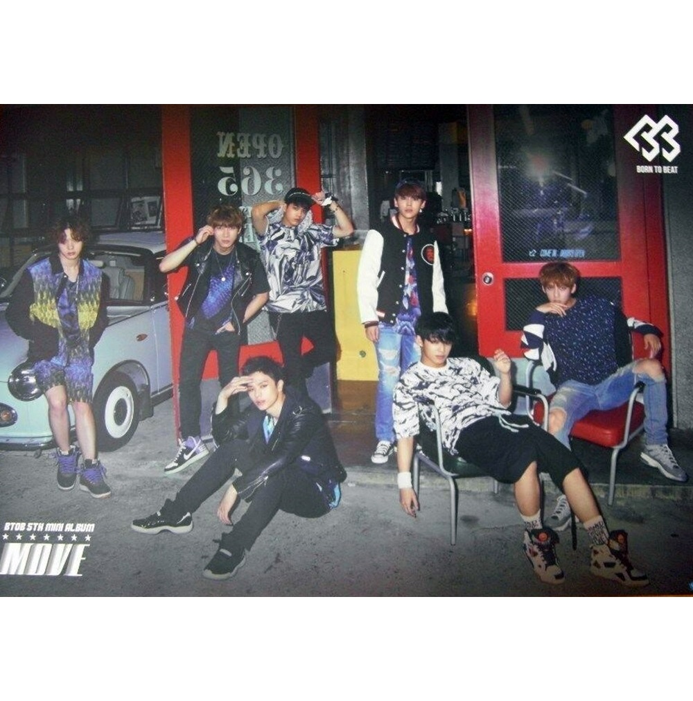 (브로마이드1종+지관통) 비투비 BTOB - Move 포스터 : ACE 뮤직