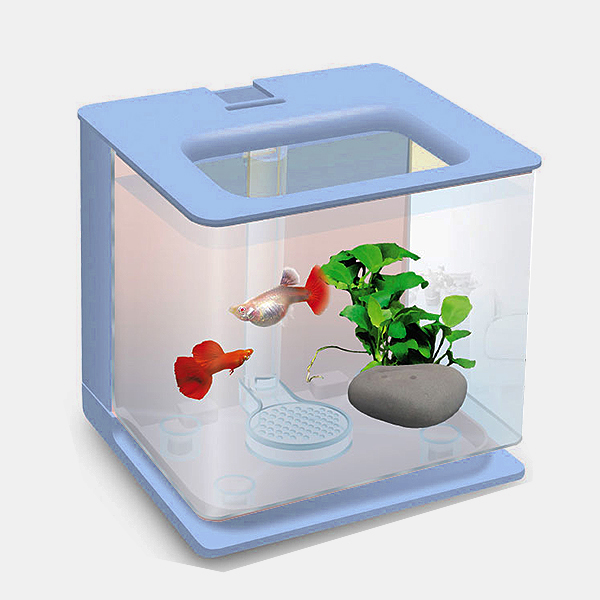 크랩아쿠아 Nano EasyTank (매직아크릴어항) - 블루 : 미미네아쿠아