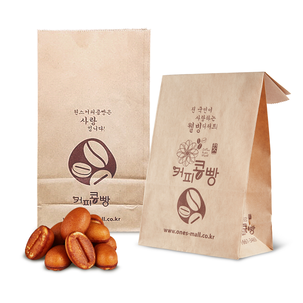 원스 커피콩빵 포장용 용기세트 300개 : 원스 커피콩빵