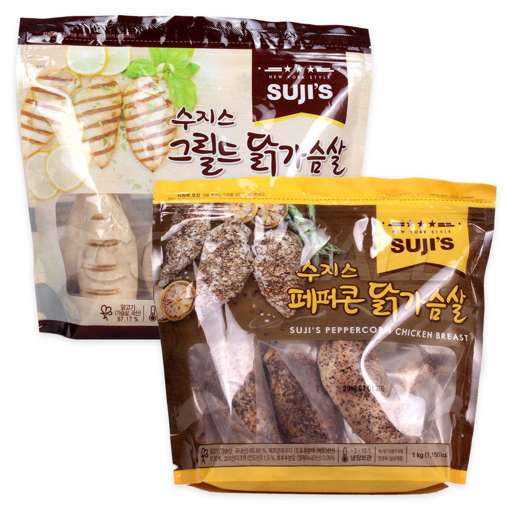 수지스 그릴드/페퍼콘 닭가슴살 1kg/닭고기/단백질/고단백 코스트코 냉장 : 코스트코쇼핑몰