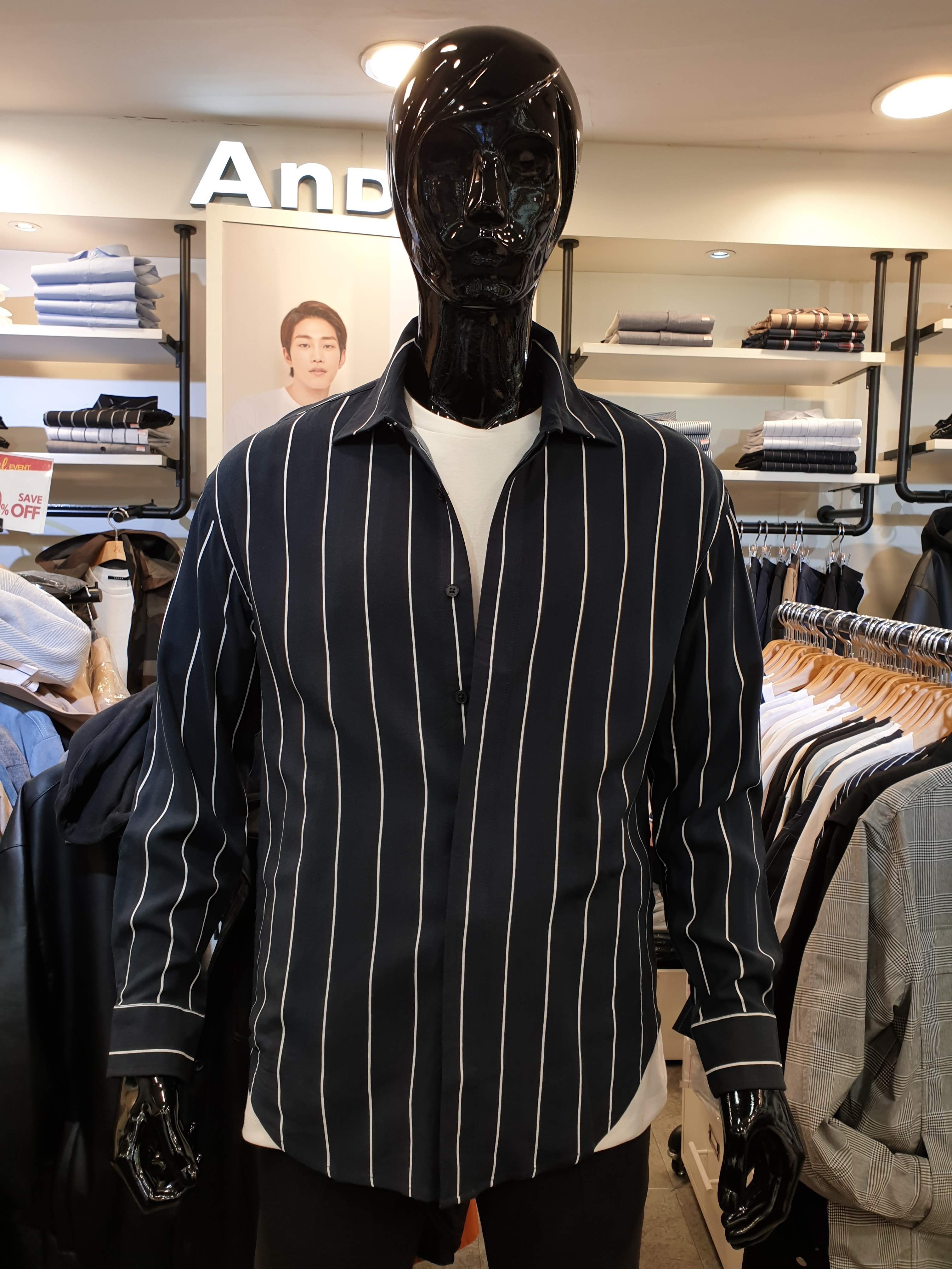 앤듀스트라이프셔츠o192sh130p : 세이브존 성남 앤듀