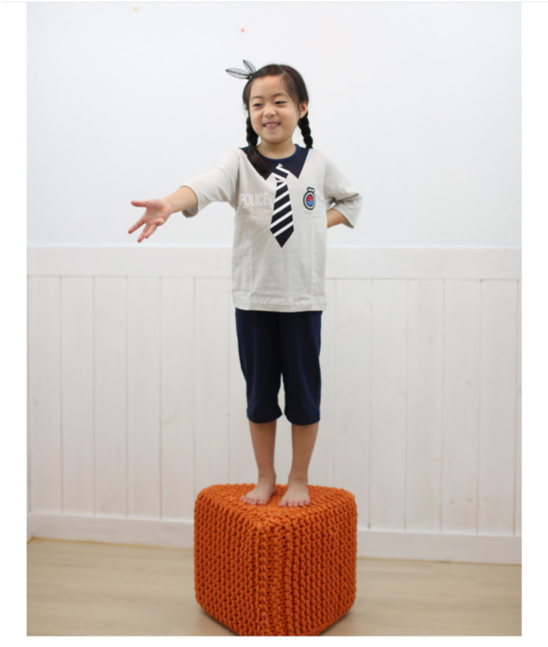 배꼽손실내복 경찰실내복 7부실내복 : 착한실내복