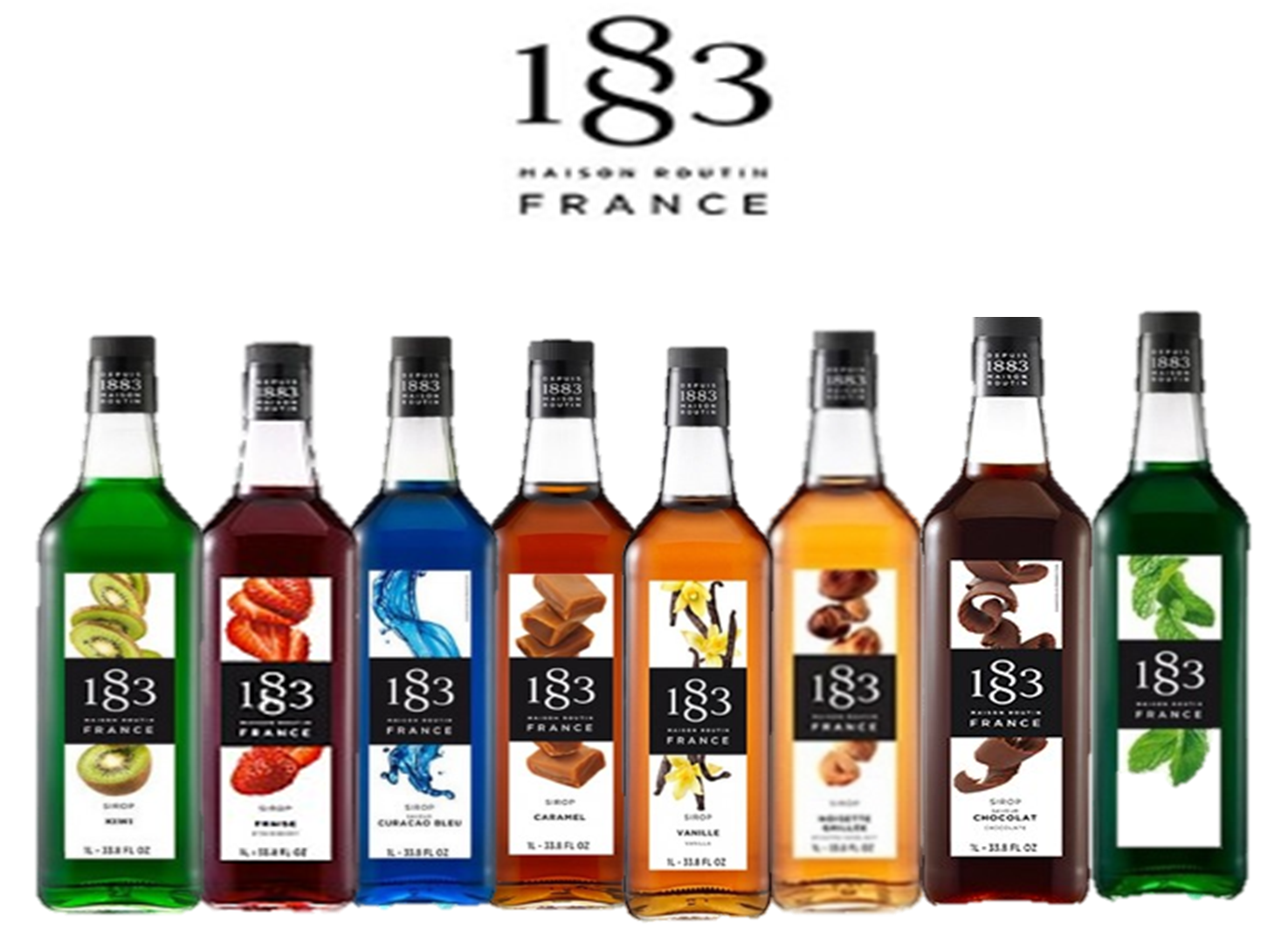 1883 바닐라,카라멜,헤이즐넛,블루큐라소,초코,그린민트,딸기,키위 시럽 : 엠제이커피로스터리