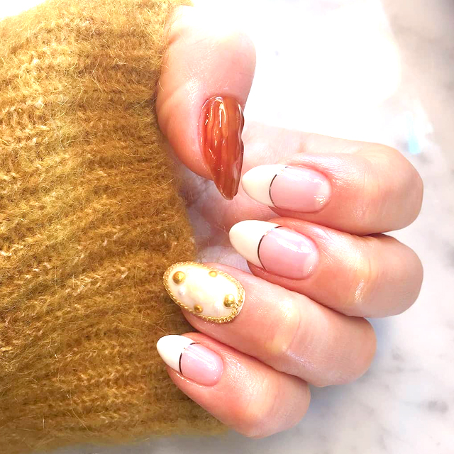 미소예 얇은 라인 네일스티커(폭 0.25mm-0.3mm) : 미소예네일