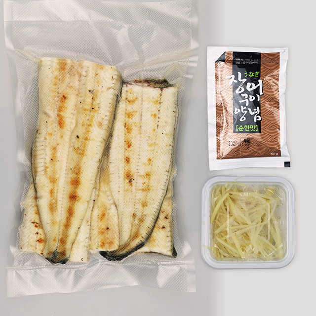 국내산 자포니카 1kg 손질 후 600g 생강 소스 포함 민물장어 초벌 손질 간편조리 : 더 기운센 풍천장어