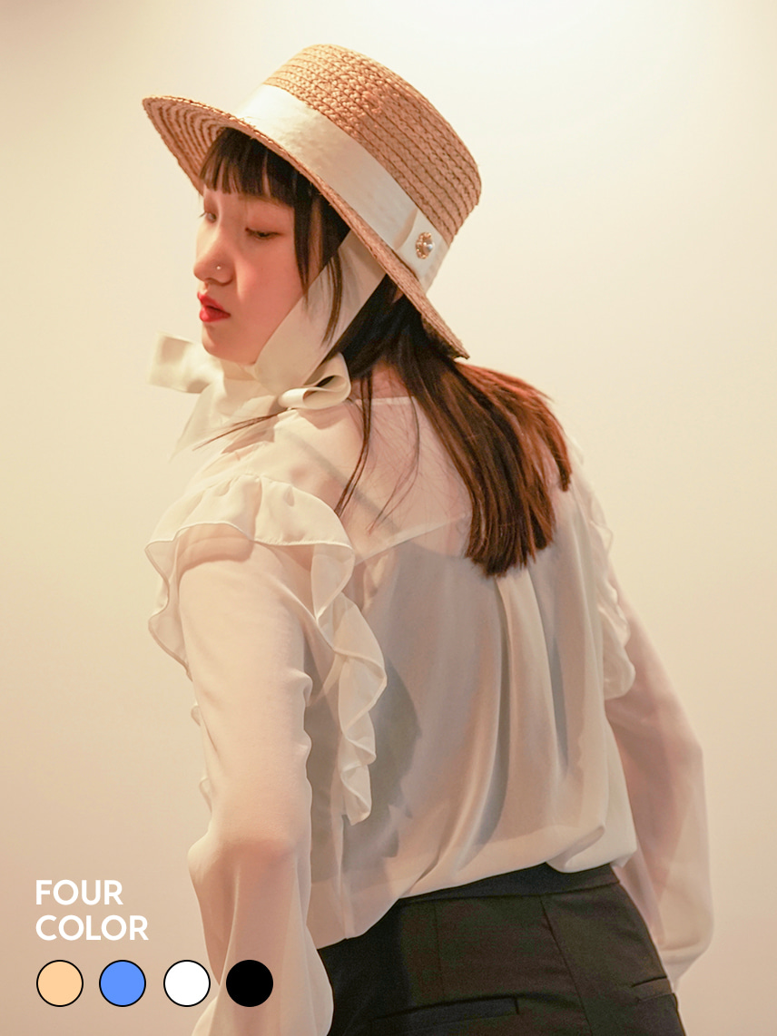 알렝 블라우스 (4 color) : 온데어오운