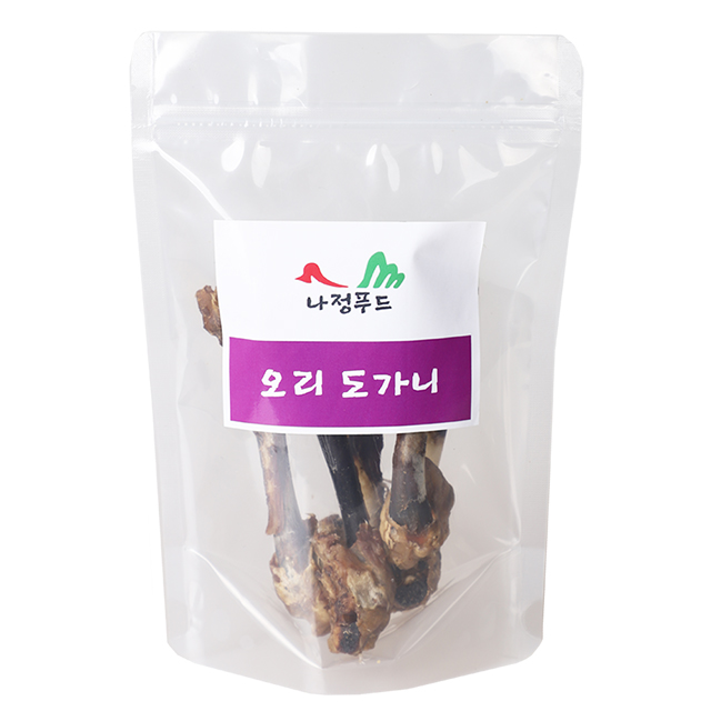 [1개 150원] 강아지 수제 간식 보양식 반려견 오리도가니 : 나정푸드