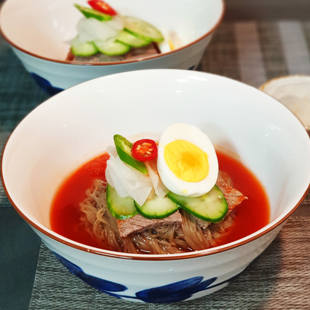 명동불냉면 비빔냉면 물냉면 세트 (10인분) 매운 순한 평양 칡 함흥 사리 : 빠른밥상