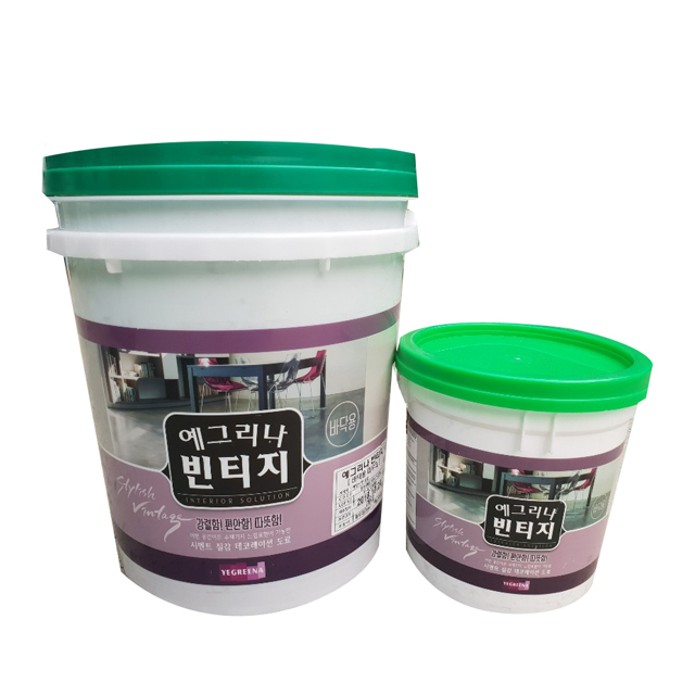 노루페인트 예그리나 빈티지 콘크리트 인테리어 바닥용 중도 24kg : 수성페인트