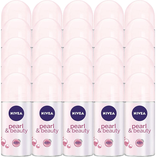 니베아 데오드란트 펄앤뷰티 롤온 50ml X 20개 : GOODSPLUS